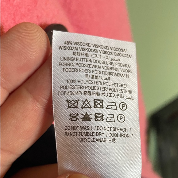 Boden Bella Barbie Pink Wool Blend Blazer, Size 16//18R - Picture 6 of 6